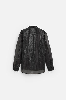 LIMITED EDITION SEMI-SHEER SHIRT - Zara фото 8