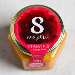 Мёд кремовый с апельсином 8 Марта, 120 г