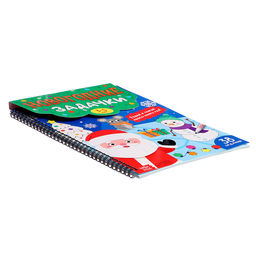 Книга Новогодние задачки, 3-5 лет, многоразовая, с маркером, 38 заданий