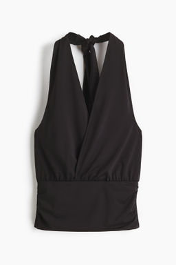 Top halter de punto