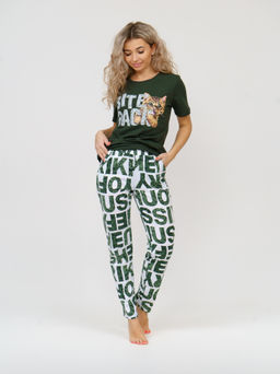 775/2 Пижама "Буквы/хаки"