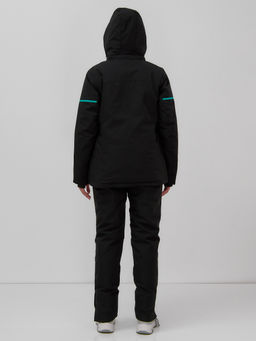 Горнолыжный костюм женский зимний черного цвета 001_1Ch - Mtforce фото 10