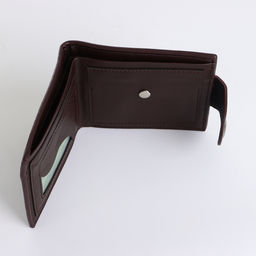 Портмоне мужское на магните, коричневое