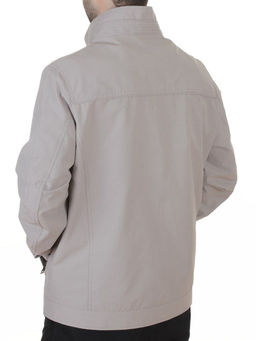 D-3019 GRAY Ветровка мужская (60% хлопок, 40% нейлон)