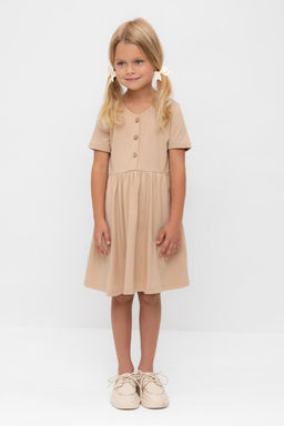 КР 5876-1/нежный бежевый к567 платье для дев - Crockid фото 5