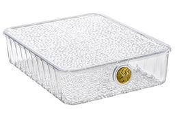 Органайзер д/хранения с крышкой 33,5*26*8,5 см, прозрачный пластик - Elan gallery фото 8