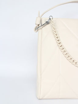 Сумка женская искусственная кожа Marrivina-22225-1, 1отд+карм/перег, плечевой ремень, бежевый SALE 260230 - Adelia фото 9