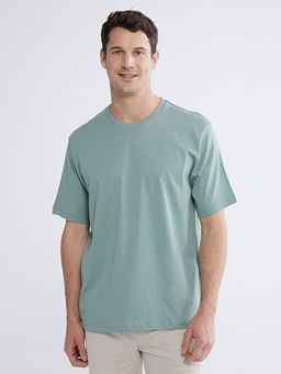 Bisiklet Yaka Penye Erkek Ti??rt