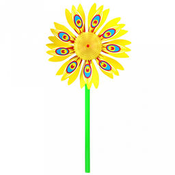 Ветрячок-вертушка Цветок д17см h34см, ПВХ, цвета микс (Китай) - Домашняя мода фото 3