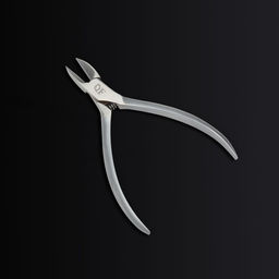 Кусачки педикюрные Premium satin, скрытая пружина, 10,9 см, длина лезвия - 16 мм, цвет серебристый