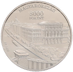 Монета 3000 форинтов 2025 года Венгрия 200 лет Венгерской академии наук