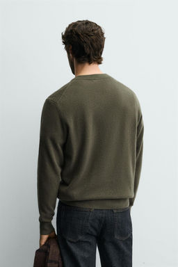 100% WOOL V-NECK JUMPER - Zara фото 3