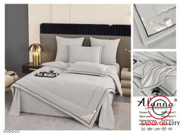 Комплект постельного белья с одеялом из бархатного сатина