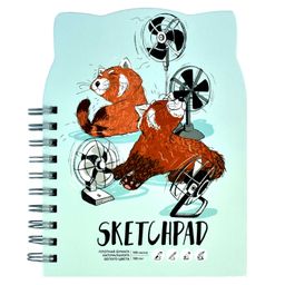 Скетчпад 160х210 мм, 100 л, блок - белый офсет 100 г/м?, арт. 61218 ЛЮБИТЕЛИ ОТДЫХА /обложка полноцв