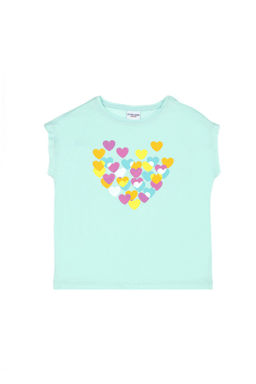 Зеленая футболка для девочек