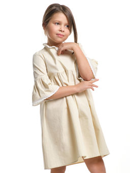 Платье для девочки UD 8070 бежевый - Mini maxi фото 2