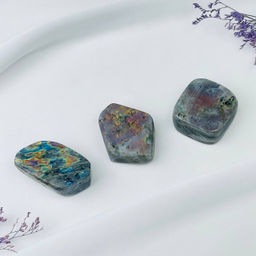 Срез (экран) из камня Лабрадор полированный в ассортименте - Радуга самоцветов фото 2
