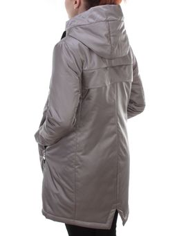 BM-929 GRAY Куртка демисезонная женская COSEEMI (100 гр. синтепон) - Фабричный китай фото 5