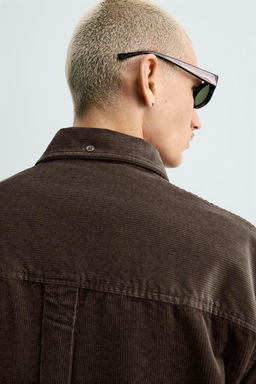 RELAXED FIT CORDUROY SHIRT - Zara фото 6