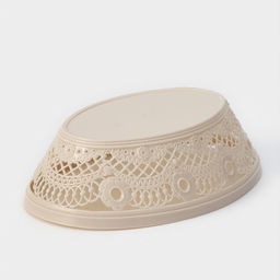 Цена за 3 шт. Корзинка для хлеба и фруктов Альтернатива «Кружево», пластик, 23×17×6.5 см, МИКС