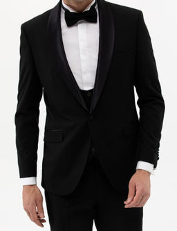 Смокинг Pierre Cardin с жилетом черный