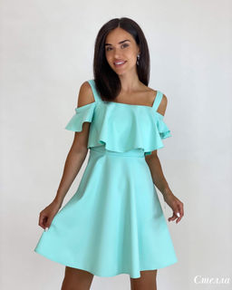 Платье Стелла Bordo (тиффани)