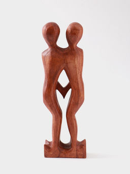 Сувенир Пара Танец, 30?12?4.5 см, дерево, коричневый