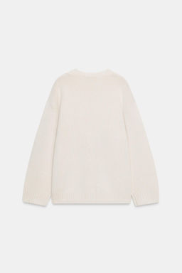 OVERSIZED WOOL AND CASHMERE SWEATER - Zara фото 8