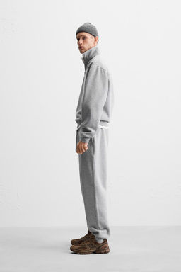 BASIC QUARTER ZIP SWEATSHIRT - Zara фото 5