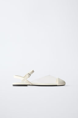 VINYL SLINGBACK SHOES