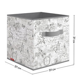 Набор коробов стеллажных без крышки, 2 шт., 31*31*31 см и 31*31*31 см, Valiant фото 51