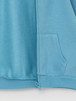 Kap??onlu Uzun Kollu K?z Bebek Fermuarl? Sweatshirt - Waikiki фото 3