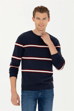 Мужской темно-синий свитер - U.s. polo assn фото 9