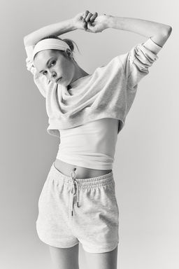 Pantalon corto en sudadera