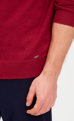 Джемпер мужской однотонный F310-0502 красный - Primm фото 7