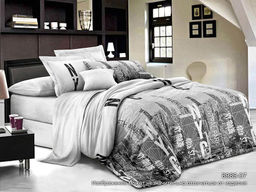 Постельное белье - Бязь Люкс Сити 8989 Семейный (молния)