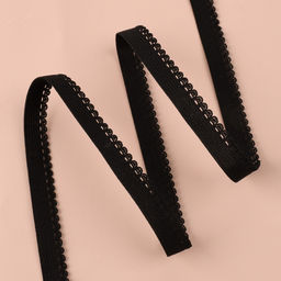 Набор резинок для пошива нижнего белья TEIRA, 5 видов, чёрный