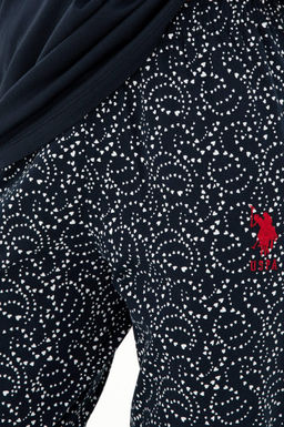 Женский темно-синий пижамный комплект Неожиданная скидка в корзине - U.s. polo assn фото 7