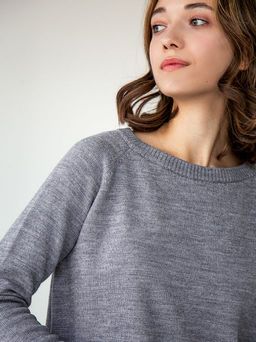 Джемпер Мари светло-серый маренго