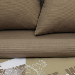 Постельное бельё Этель 1.5 сп Механика 143х215 см, 150х214 см, 70х70 см -2 шт, 100% хлопок, бязь 125 г/м2  фото 2