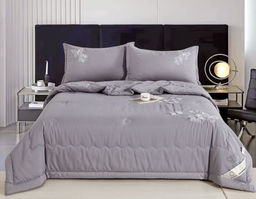 Одеяло Boris с вышивкой с простыней и наволочками ODBORV003 Евро