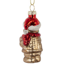 Украшение новогоднее "Мишка", L4 W3,5 H8 см