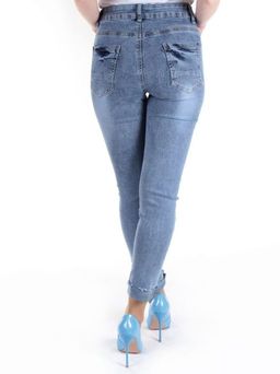 7002 BLUE Джинсы-скинни женские SBS JEANS - Фабричный китай фото 6