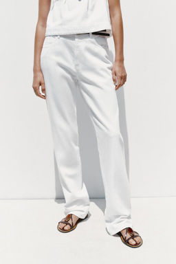 JEANS Z1975 90S STRAIGHT HIGH-WAIST BELT - Zara фото 2