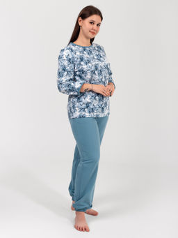 Костюм женский футер 2-х нитка начёс МАДИНА ИНДИГО - Domtrik фото 8