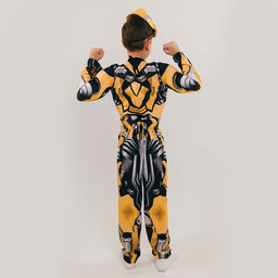 Карнавальный костюм «Робо-мэн», рост 128–134 см, комбинезон, маска