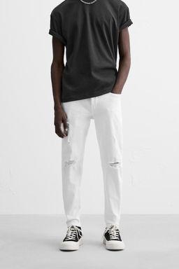 RIPPED SKINNY FIT JEANS - Zara фото 2