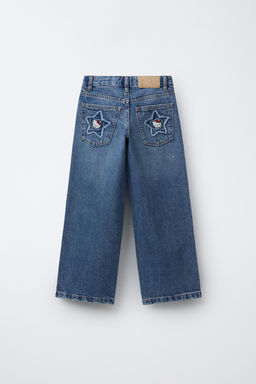 HELLO KITTY SANRIO STRAIGHT JEANS - Zara фото 2