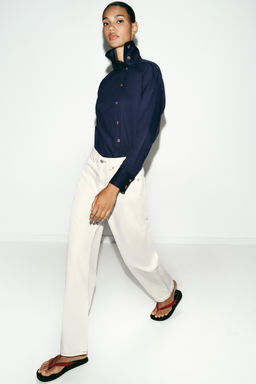 JEANS Z.03 STRAIGHT HIGH-WAIST LONG LENGTH - Zara фото 20