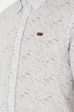 Мужская рубашка с длинным рукавом Stone Неожиданная скидка в корзине - U.s. polo assn фото 7